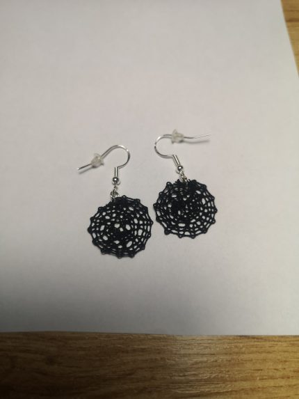 filigrane klöppelspitze, statement ohrringe, eleganter damenschmuck spo 021